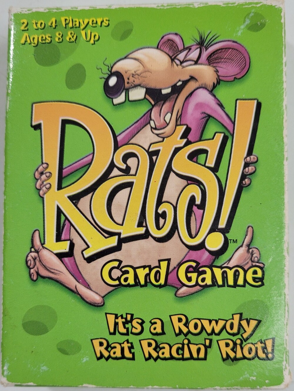 VTG "Rats!" Card Game  It's A Rowdy Rat Racin' Riot! 2000 by Patch Products RARE